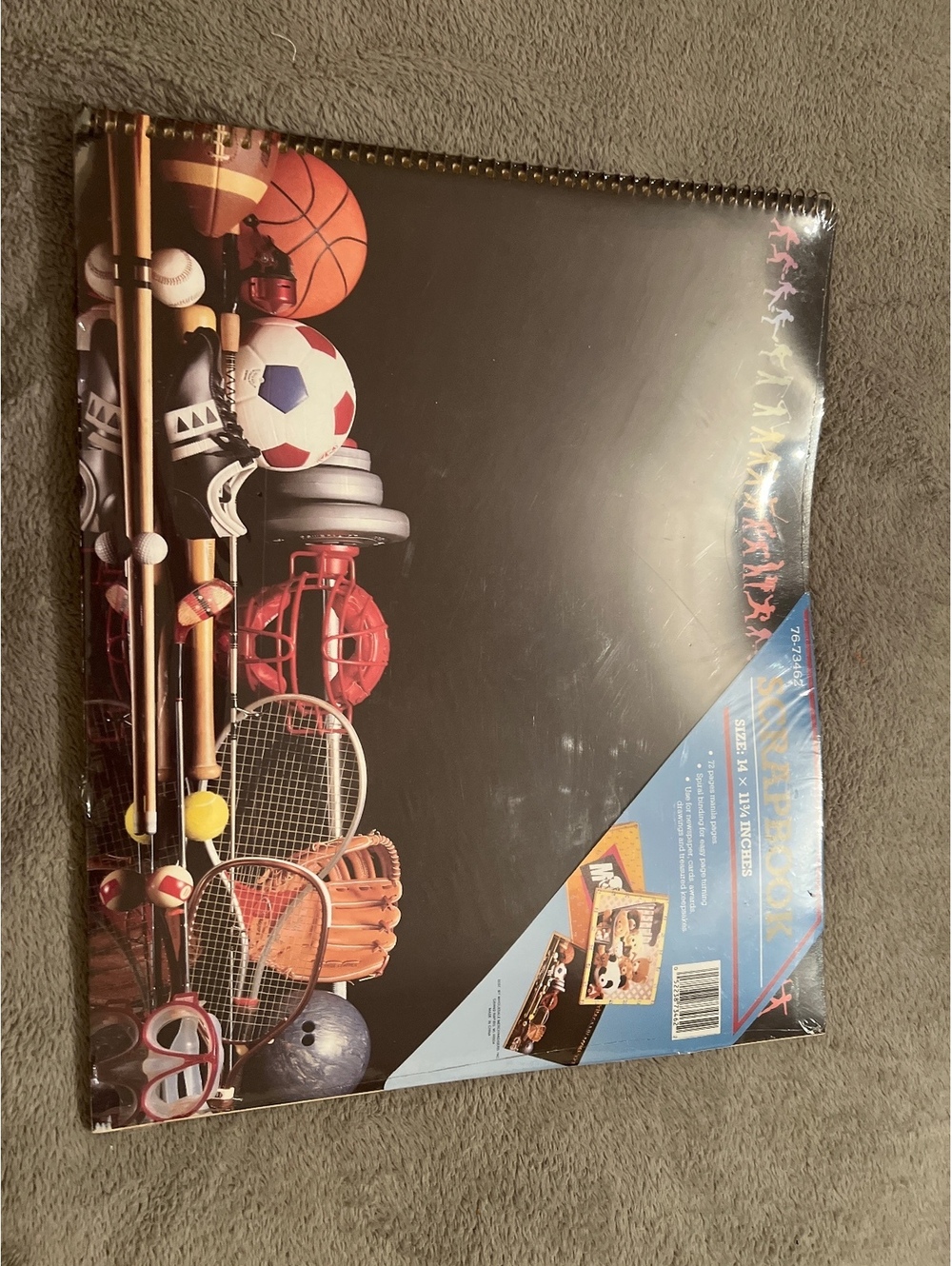 Climax Industries Scrapbook 14 x 11.75 Inches with 72 Manila Pages